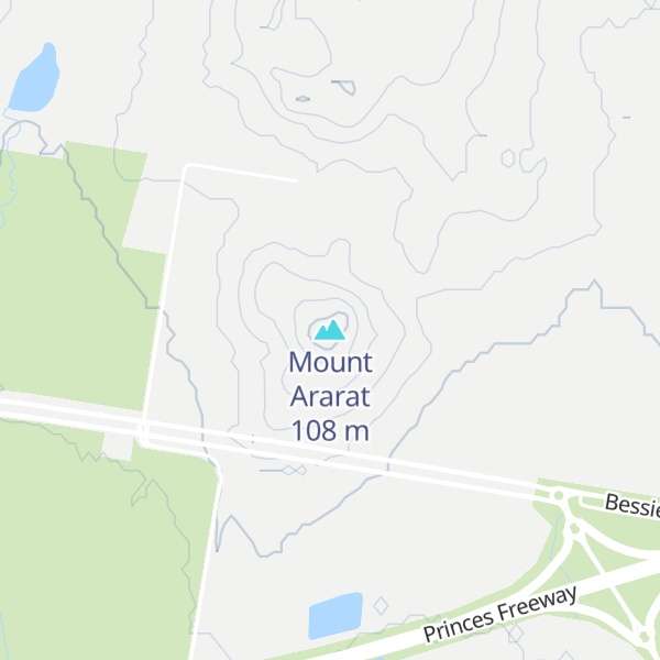 Map of Mount Ararat
