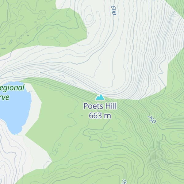Map of Hamilton Moraine