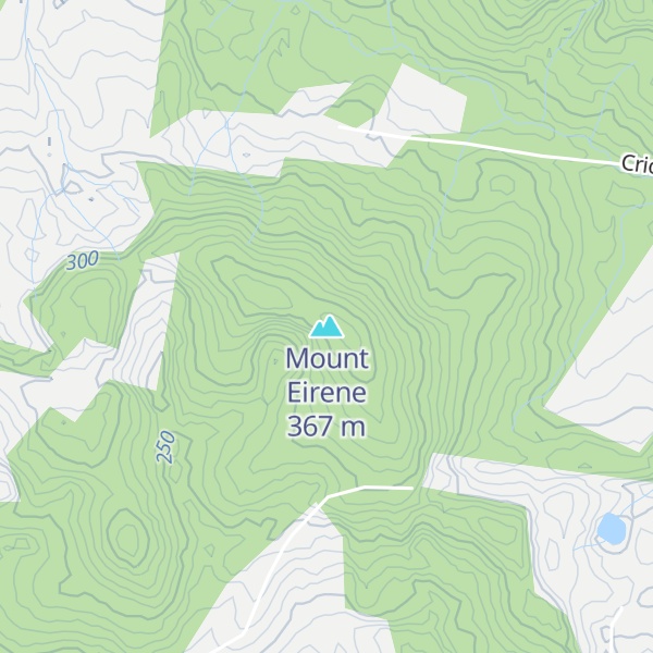 Map of Mount Eirene