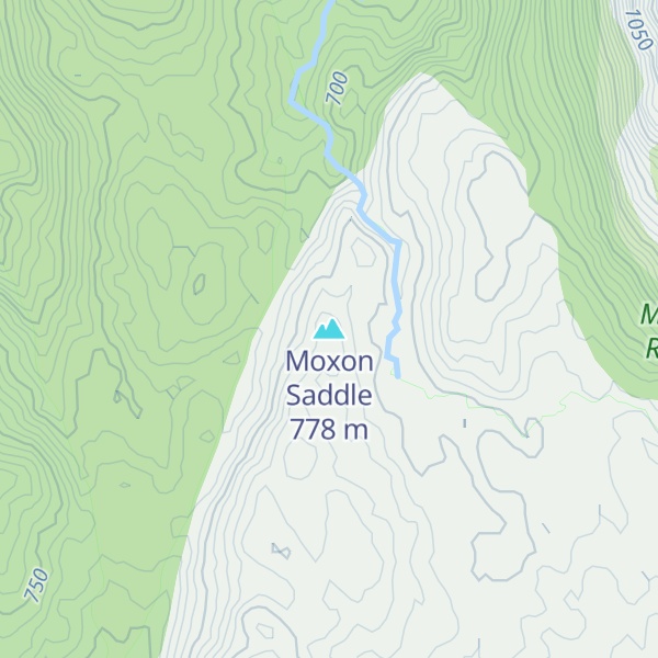 Map of Moxon Saddle