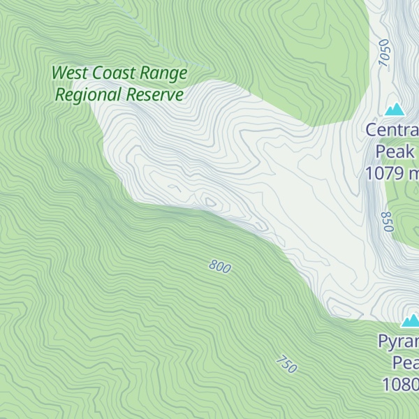 Map of West Jukes Peak