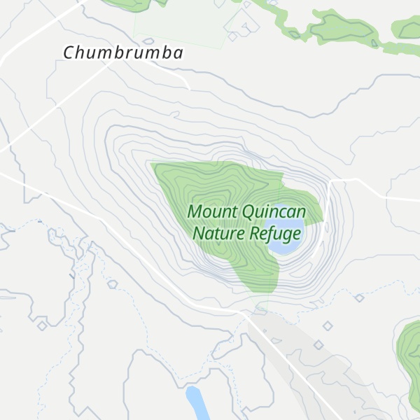 Map of Mount Quincan