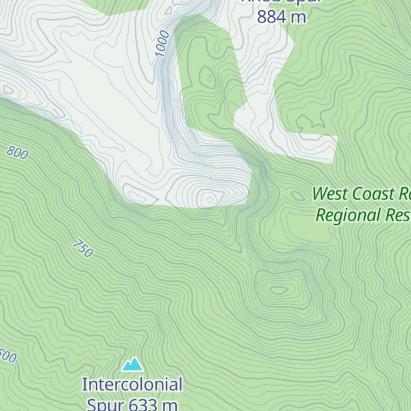 Map of Pyramid Peak