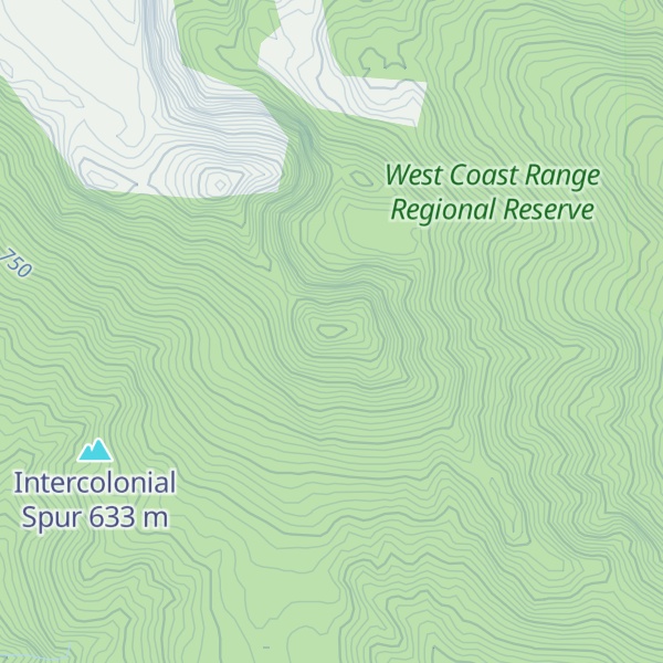Map of South Jukes Peak