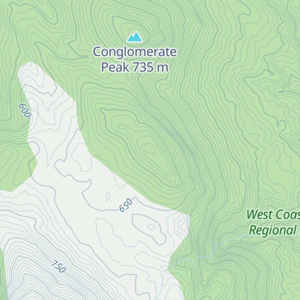 Map of Snake Peak