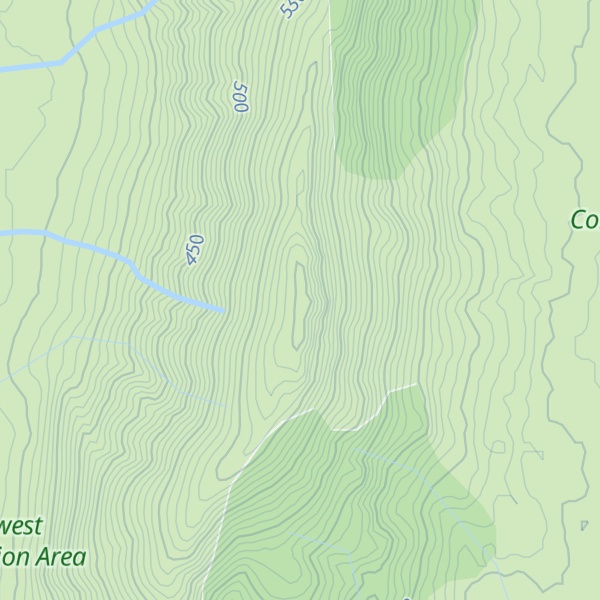 Map of Innes Peak