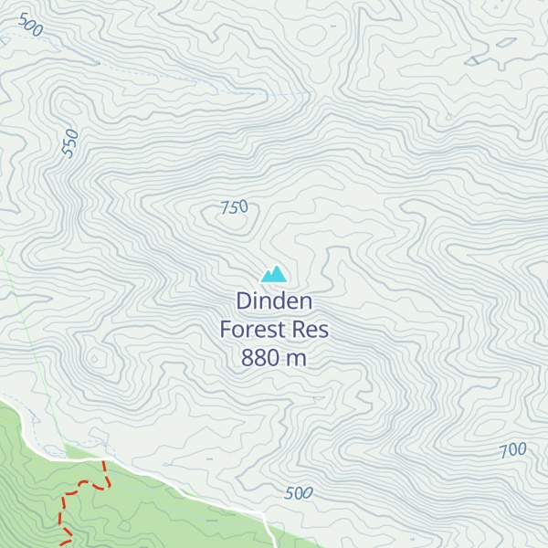 Map of Dinden Forest Res