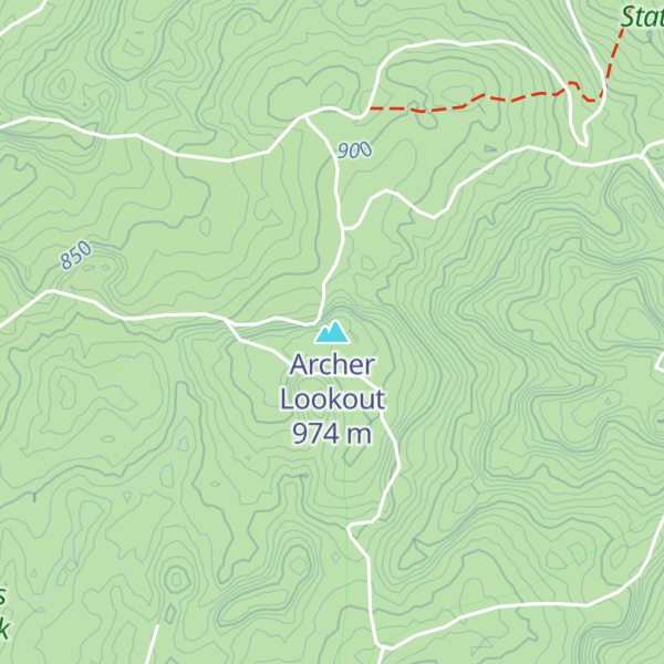 Map of Archer Lookout