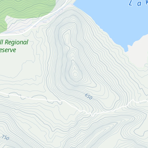 Map of Newton Peak