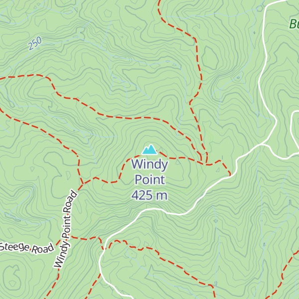 Map of Windy Point