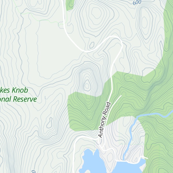 Map of Arnold Peak