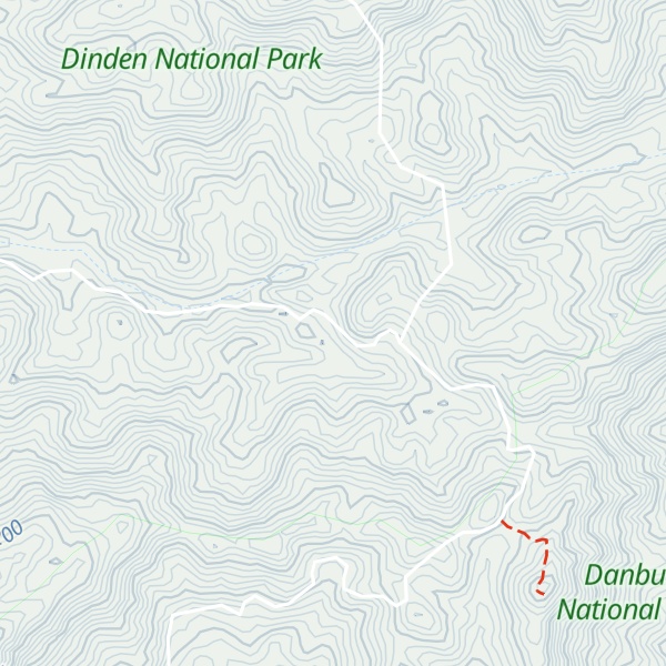 Map of Outlook Rock
