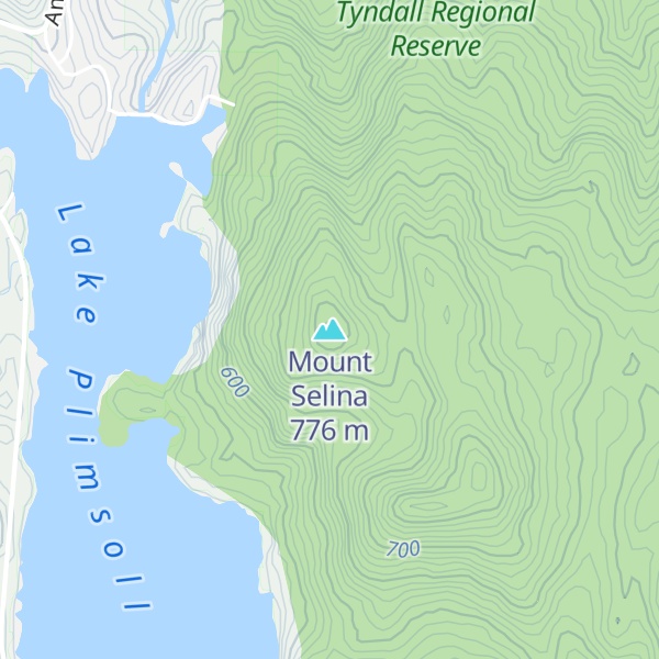 Map of Mount Selina
