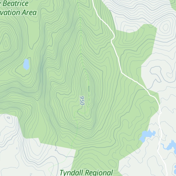 Map of Walford Peak