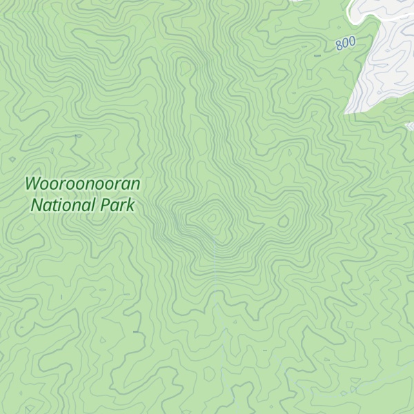 Map of Mount Father Clancy