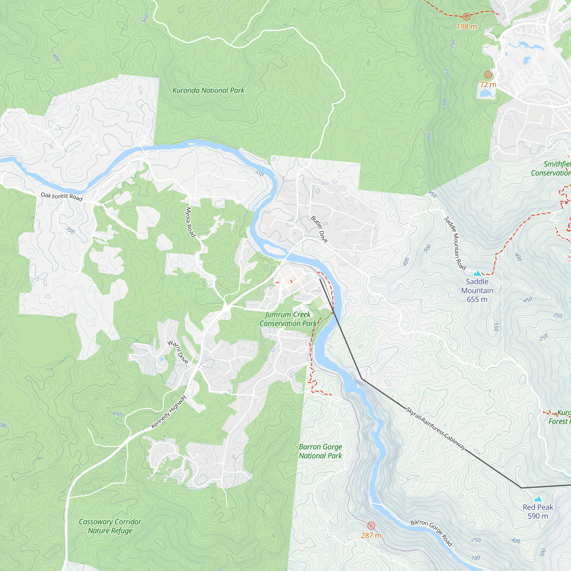 Kuranda Visitor Information Centre map