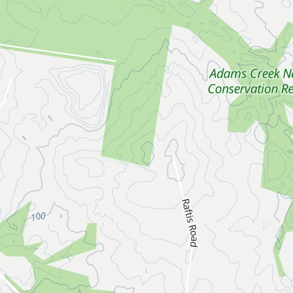 Map of Mosquito Hill