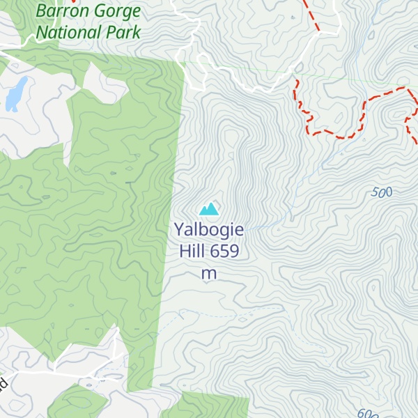 Map of Yalbogie Hill