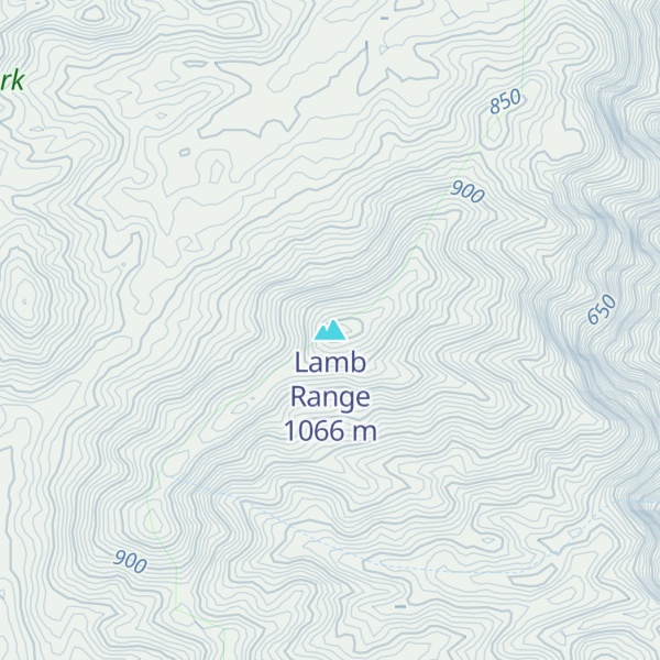 Map of Lamb Range
