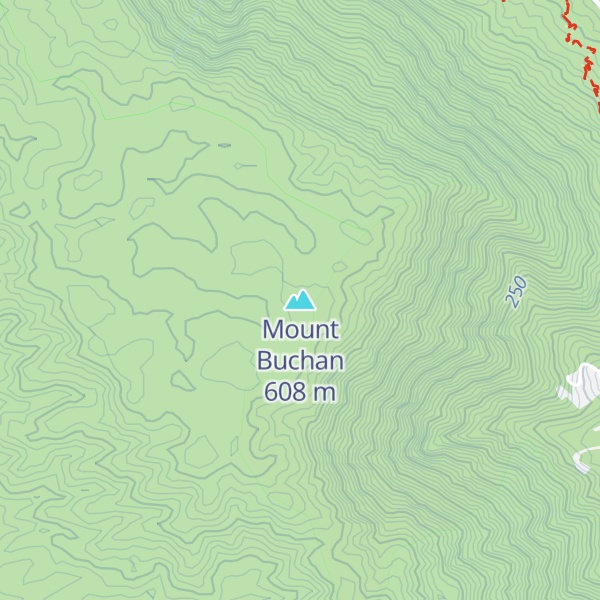 Map of Mount Buchan