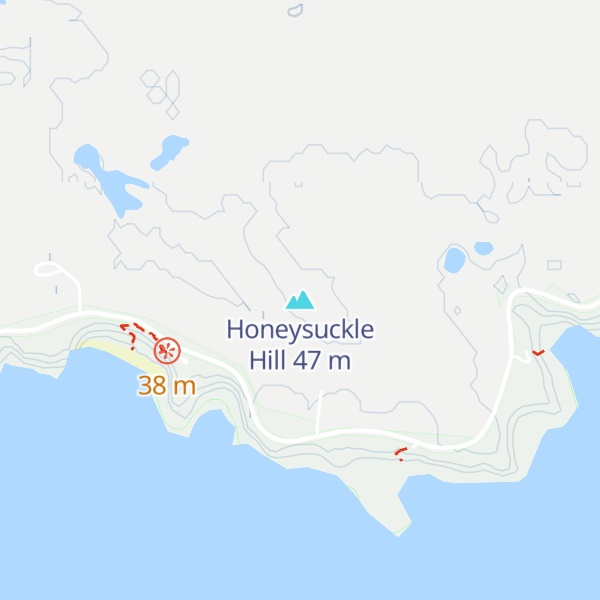 Map of Honeysuckle Hill