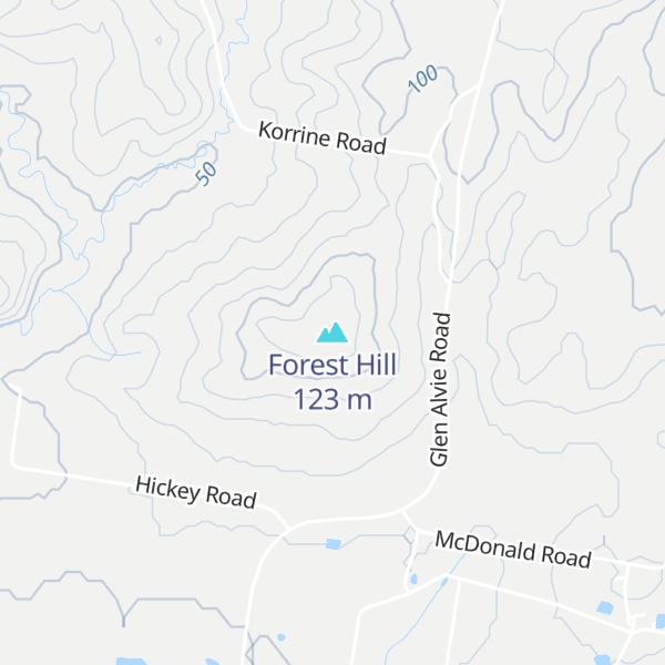 Map of Forest Hill