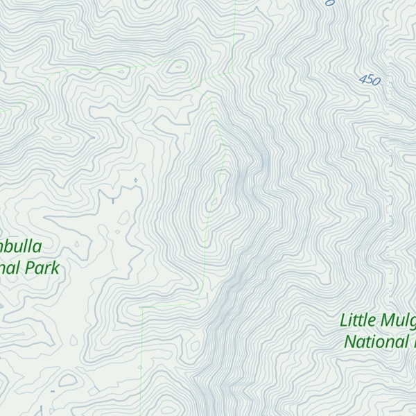 Map of Mount Coobaingalgi