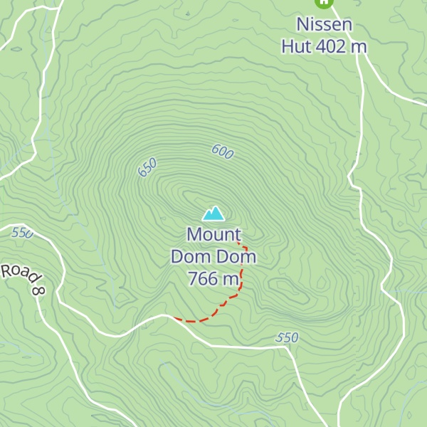 Map of Mount Dom Dom