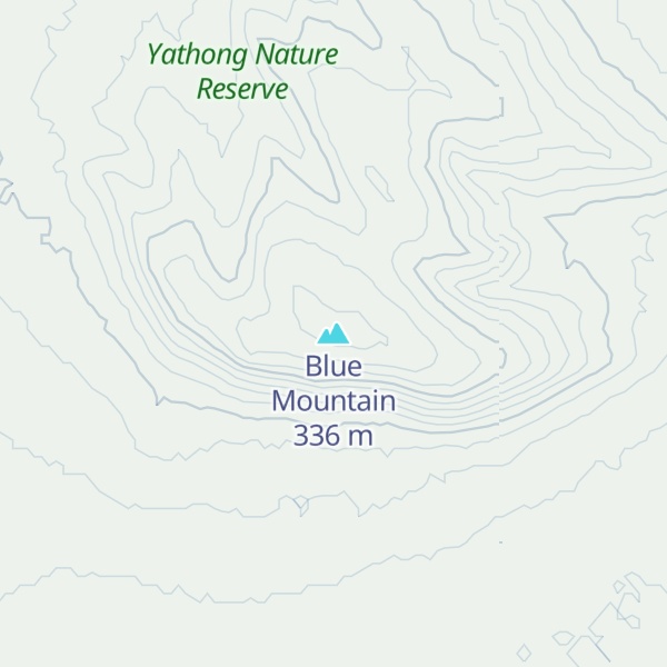 Map of Blue Mountain