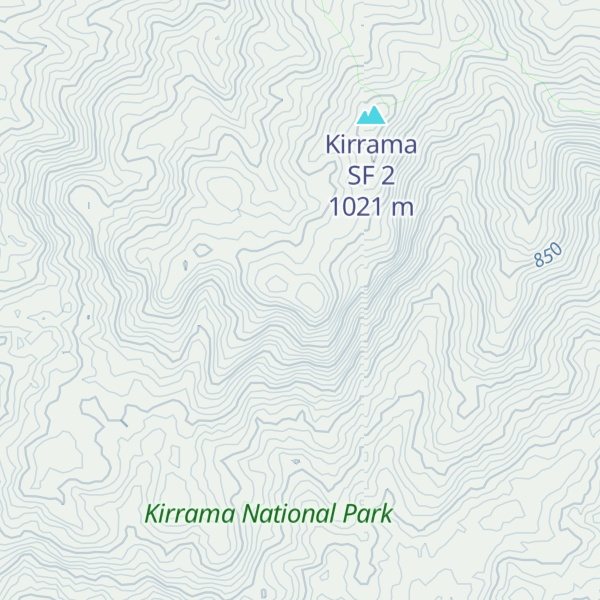 Map of Mount Edgar