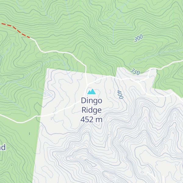Map of Dingo Ridge