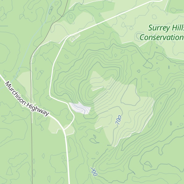 Map of Mount Moory