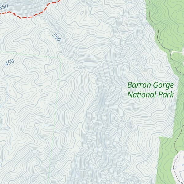 Map of North Peak