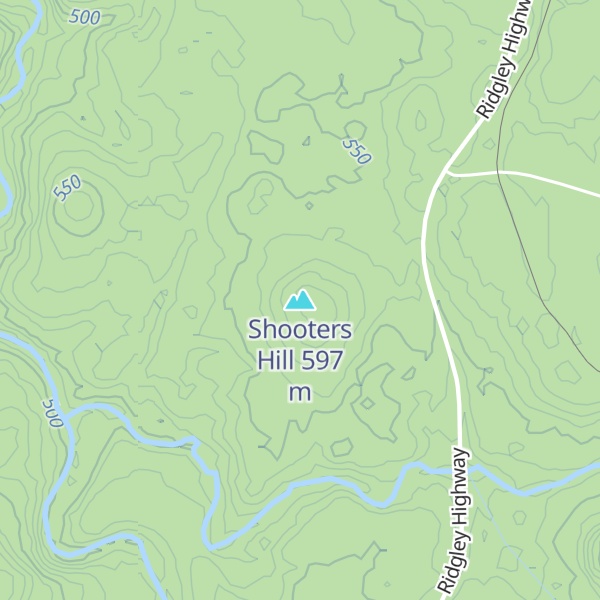 Map of Shooters Hill