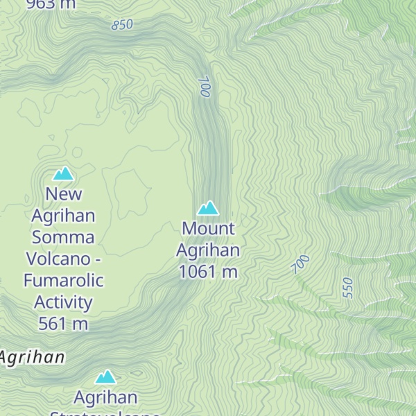Map of Mount Agrihan