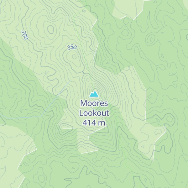 Map of Moores Lookout