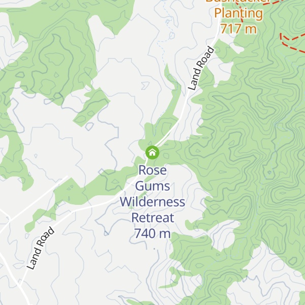 Map of Rose Gums Wilderness Retreat