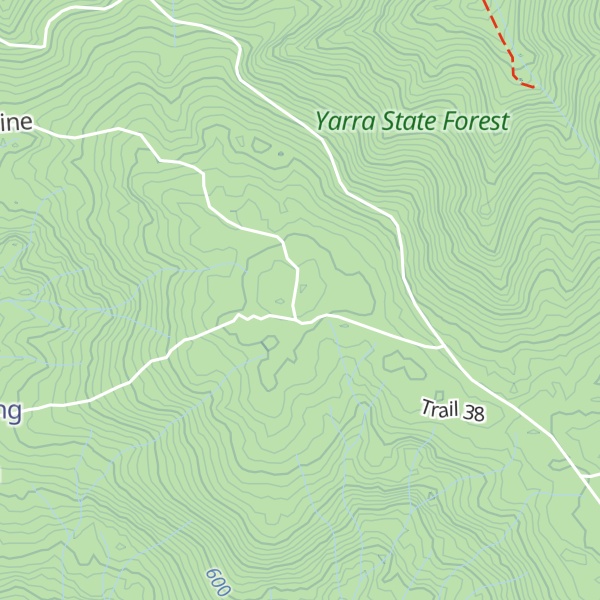 Map of Mount Tugwell