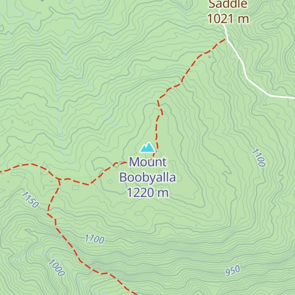 Map of Mount Boobyalla