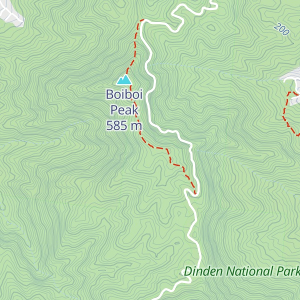 Map of Waddlebla Peak