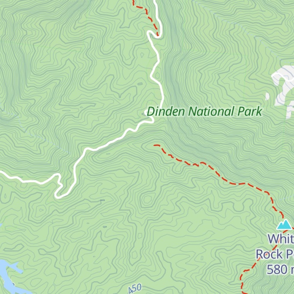 Map of Mount Sheridan