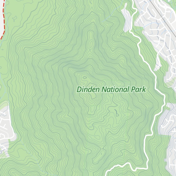 Map of Mooroobool Peak