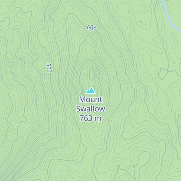 Map of Mount Swallow