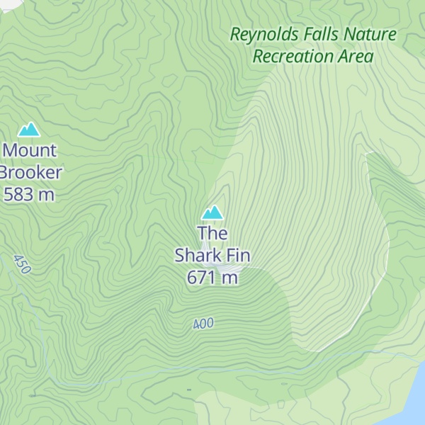 Map of The Shark Fin