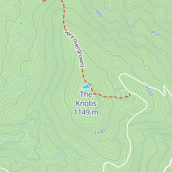 Map of The Knobs