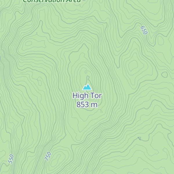 Map of High Tor
