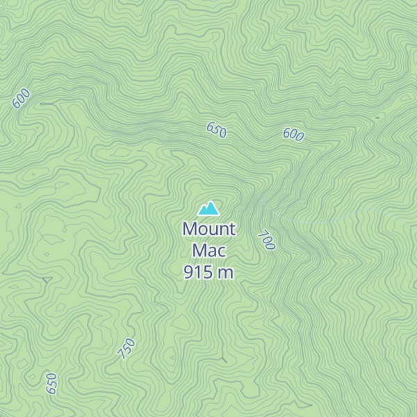 Map of Mount Mac