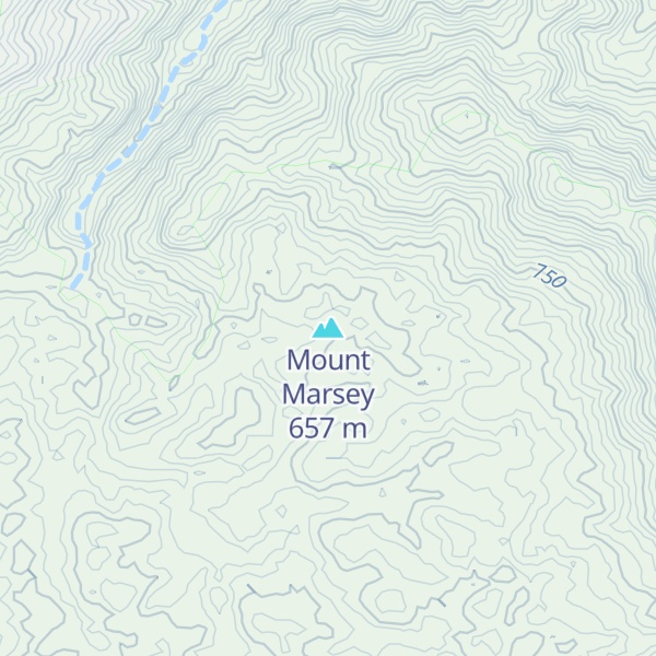 Map of Mount Marsey