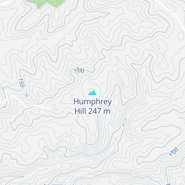 Map of Humphrey Hill