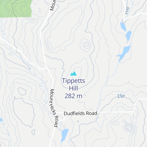 Map of Tippetts Hill